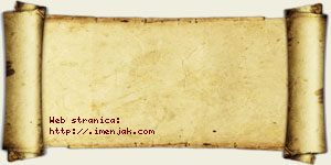 Hana Macanović vizit kartica